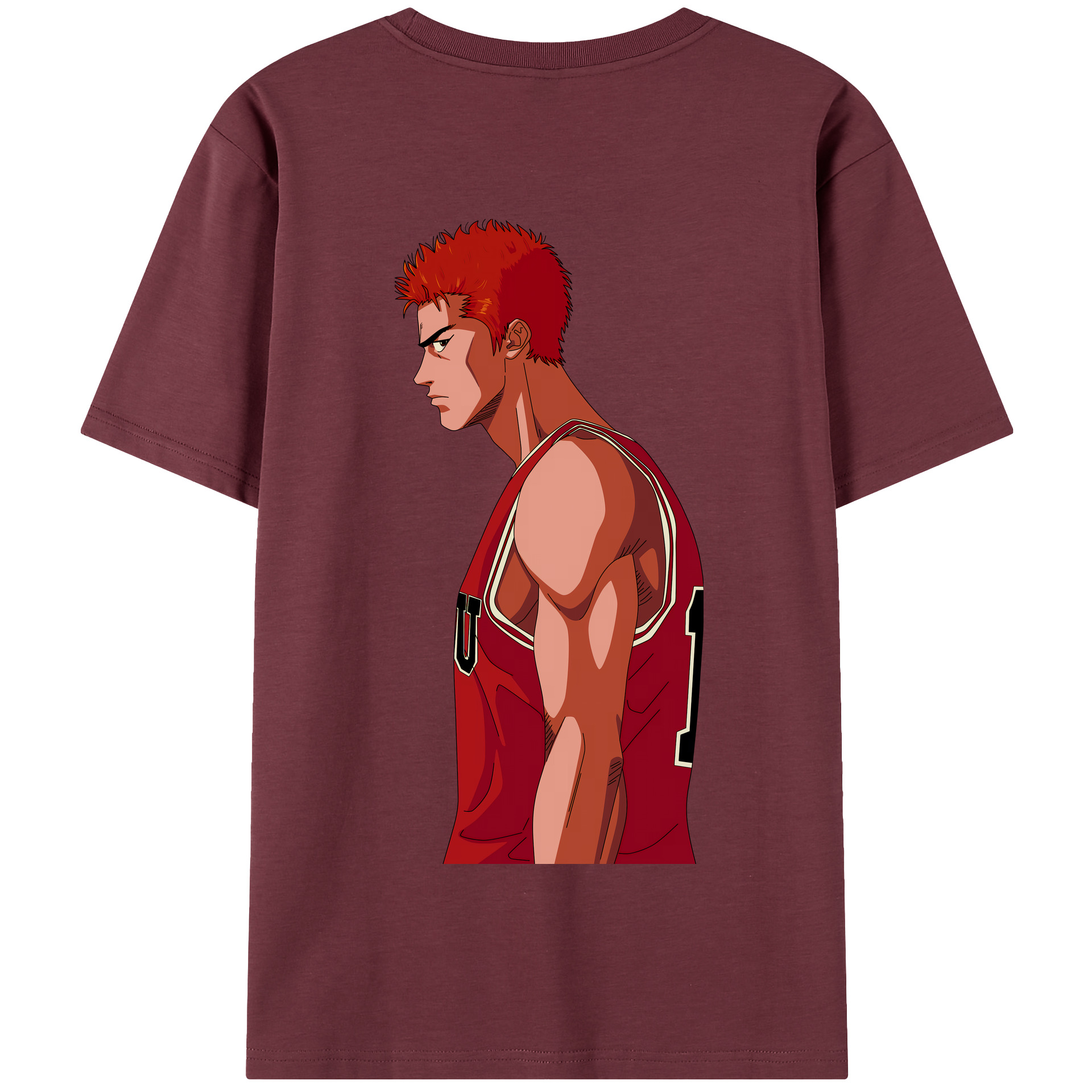 SLAM DUNK／スラムダンク 綿100％半袖Tシャツ（背面プリント）